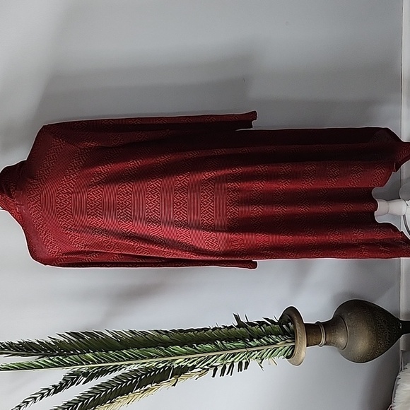 Cato black and red open front duster - Picture 2 of 14